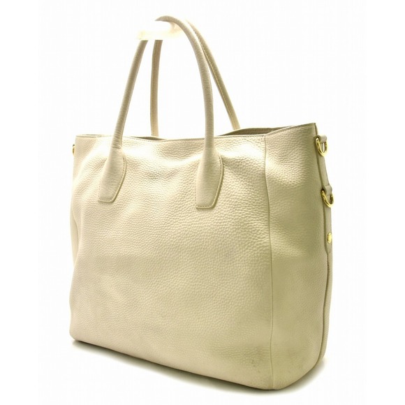 Prada Bag Vitello Ivory Leather Shoulder - Picture 1 of 9